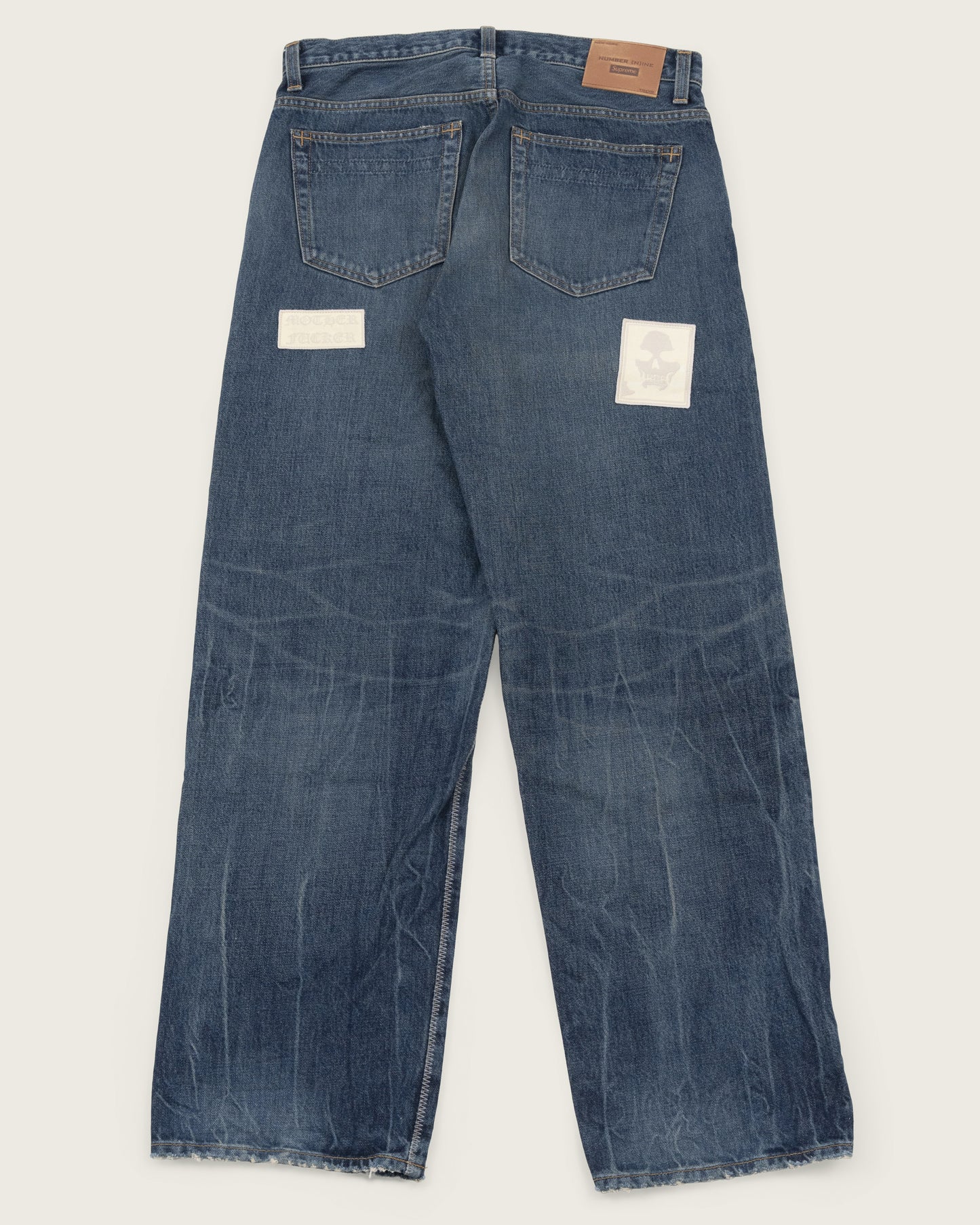 Supreme x Number (N)ine Patch Denim - Indigo