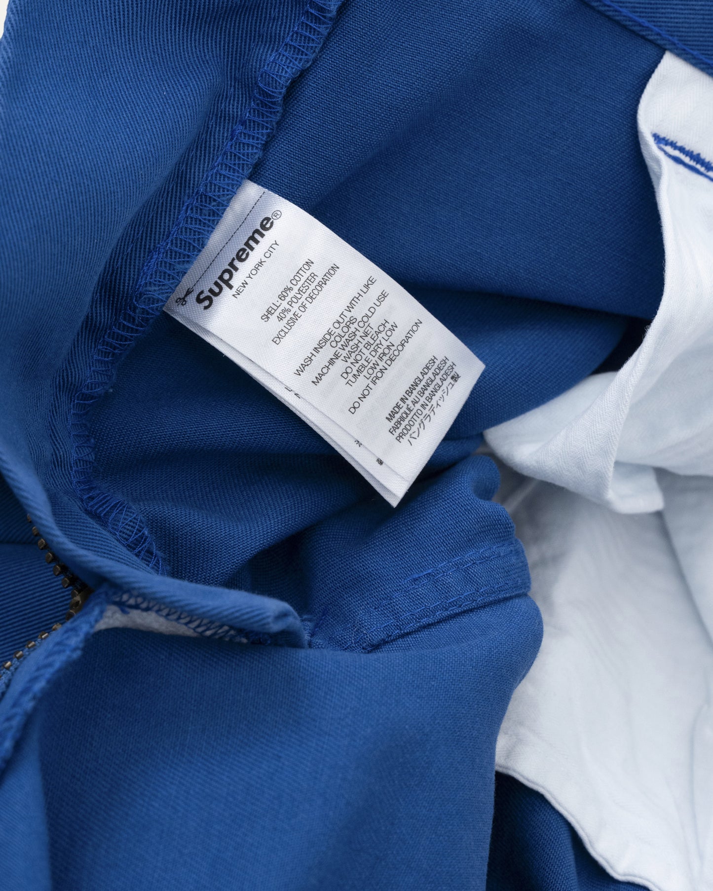 Supreme x Anti Hero Double Knee Work Pants - Blue