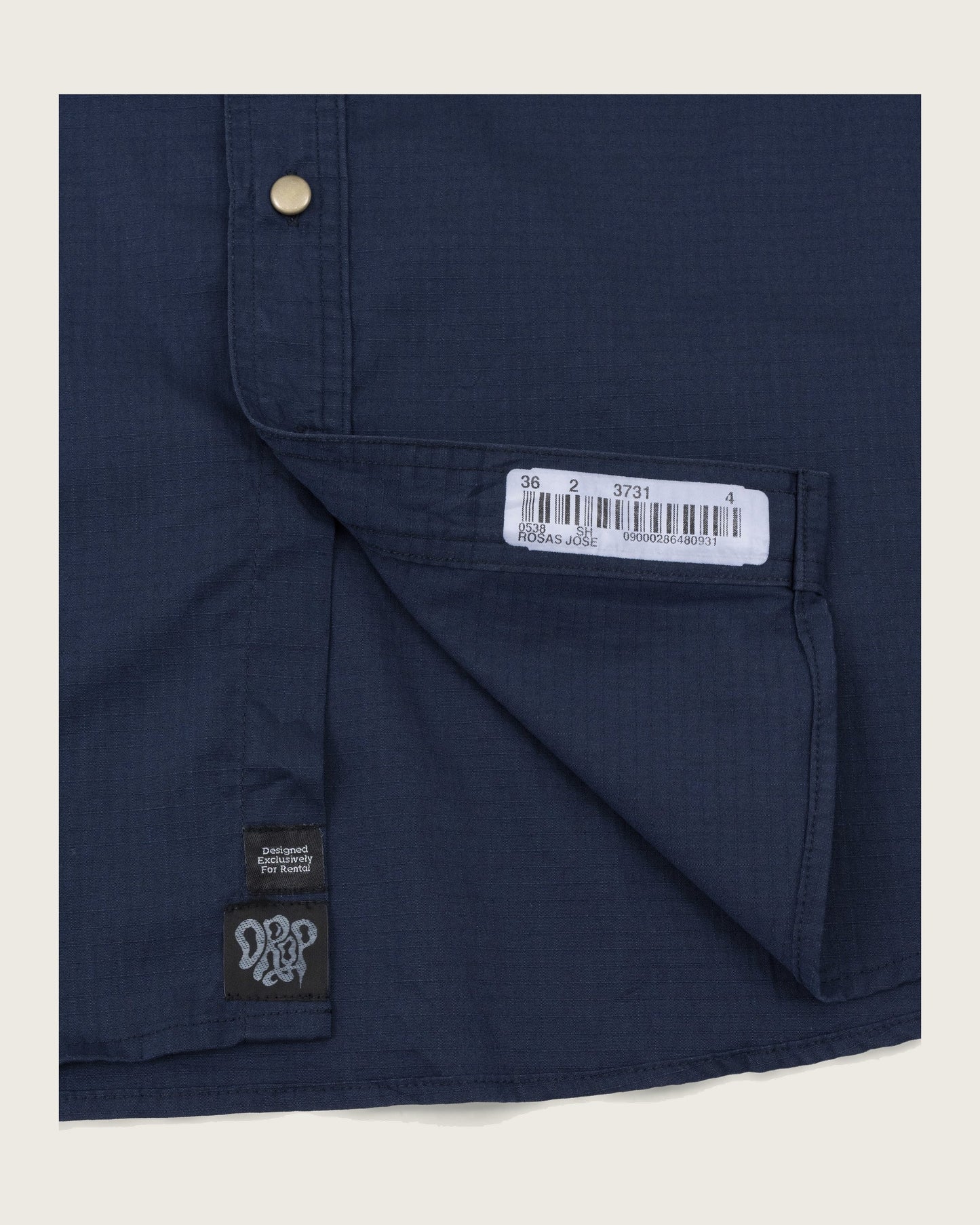 Carhartt リップストップ ワークシャツ / ネイビー