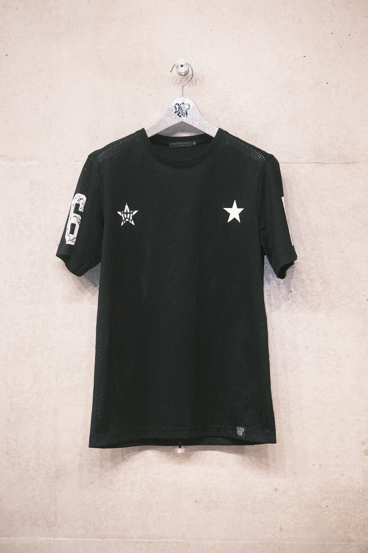 Givenchy スター メッシュTシャツ / ブラック
