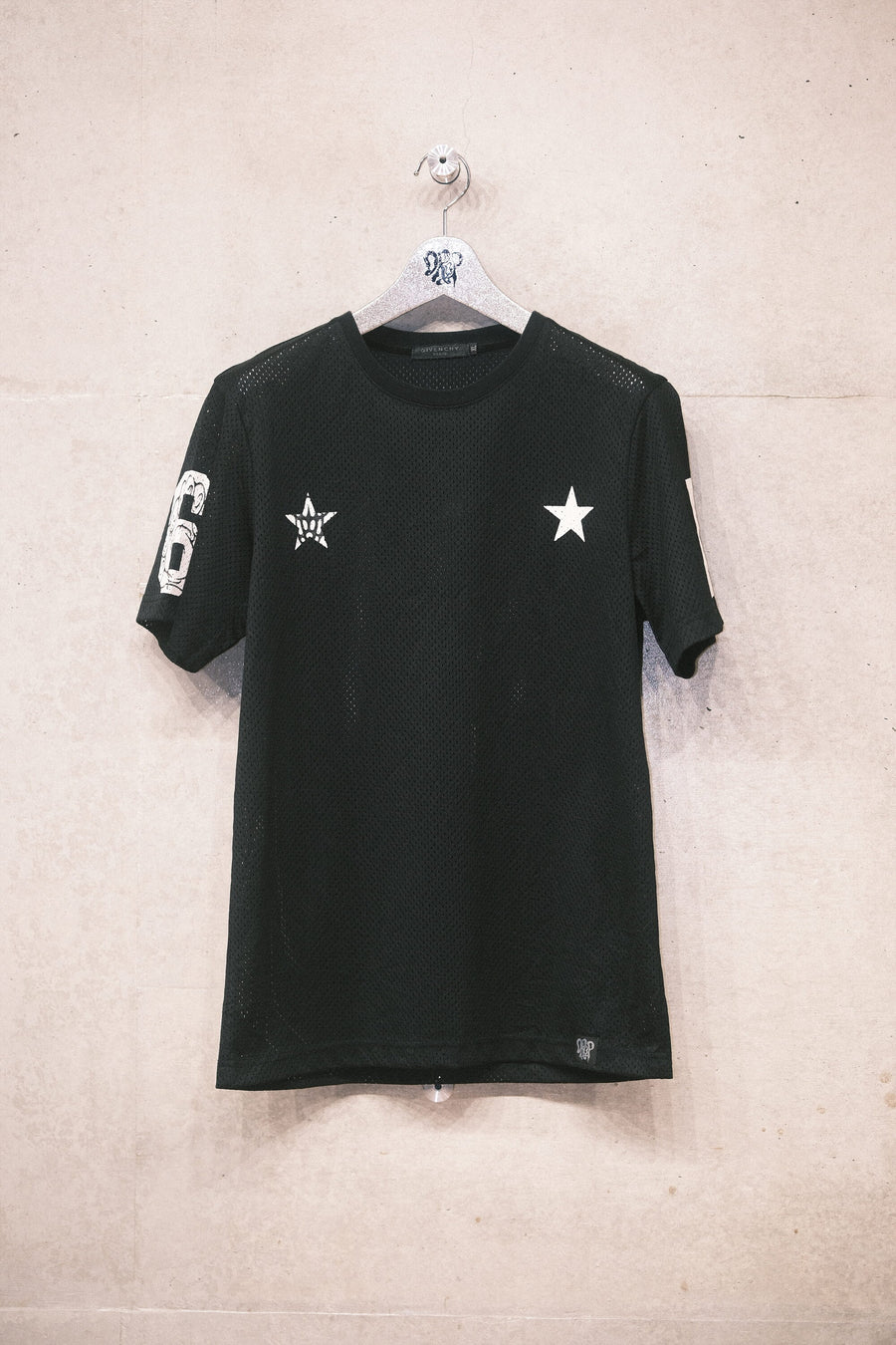 Givenchy スター メッシュTシャツ / ブラック