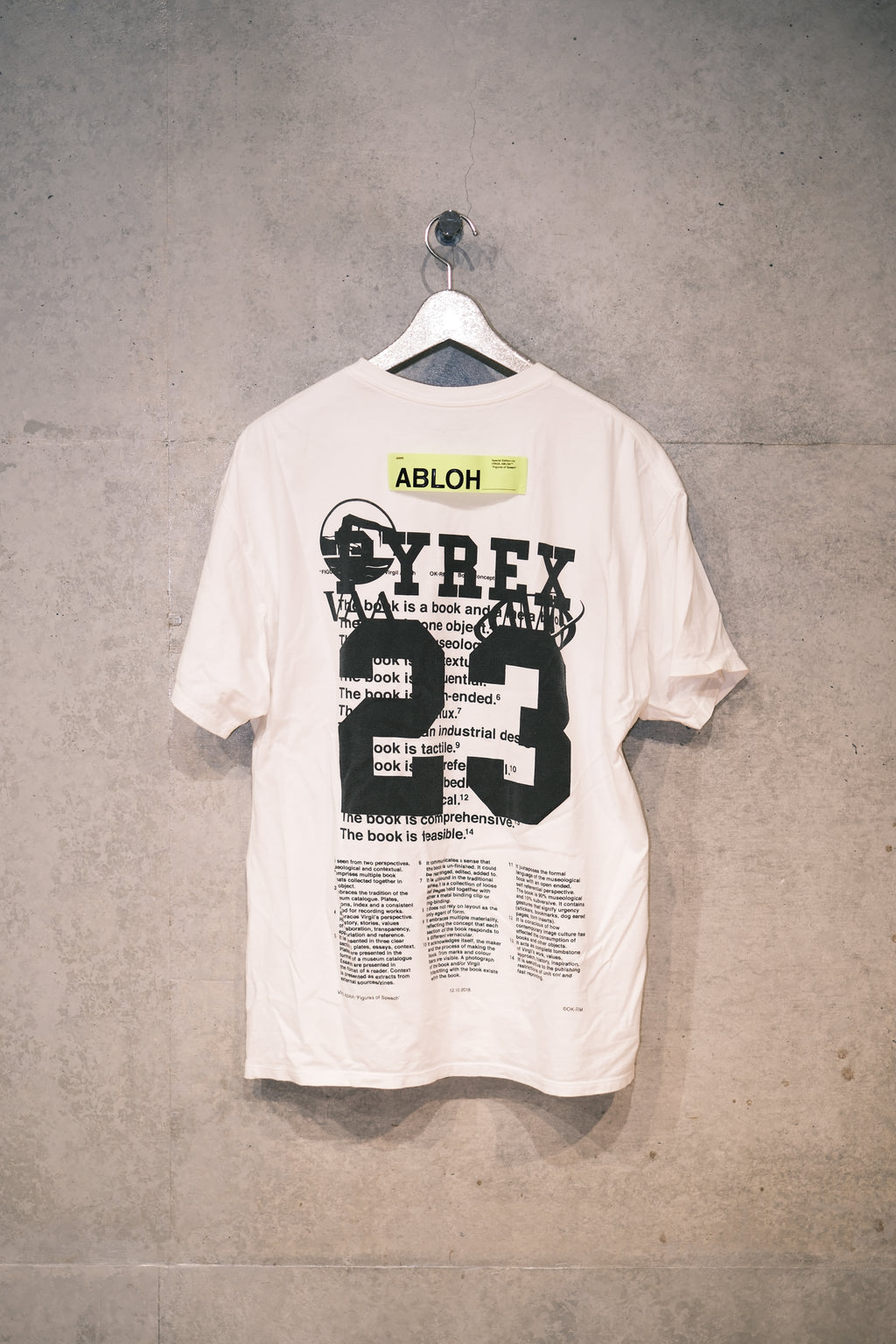 Virgil Abloh Figures of Speech Pyrex 23 Tee - White
