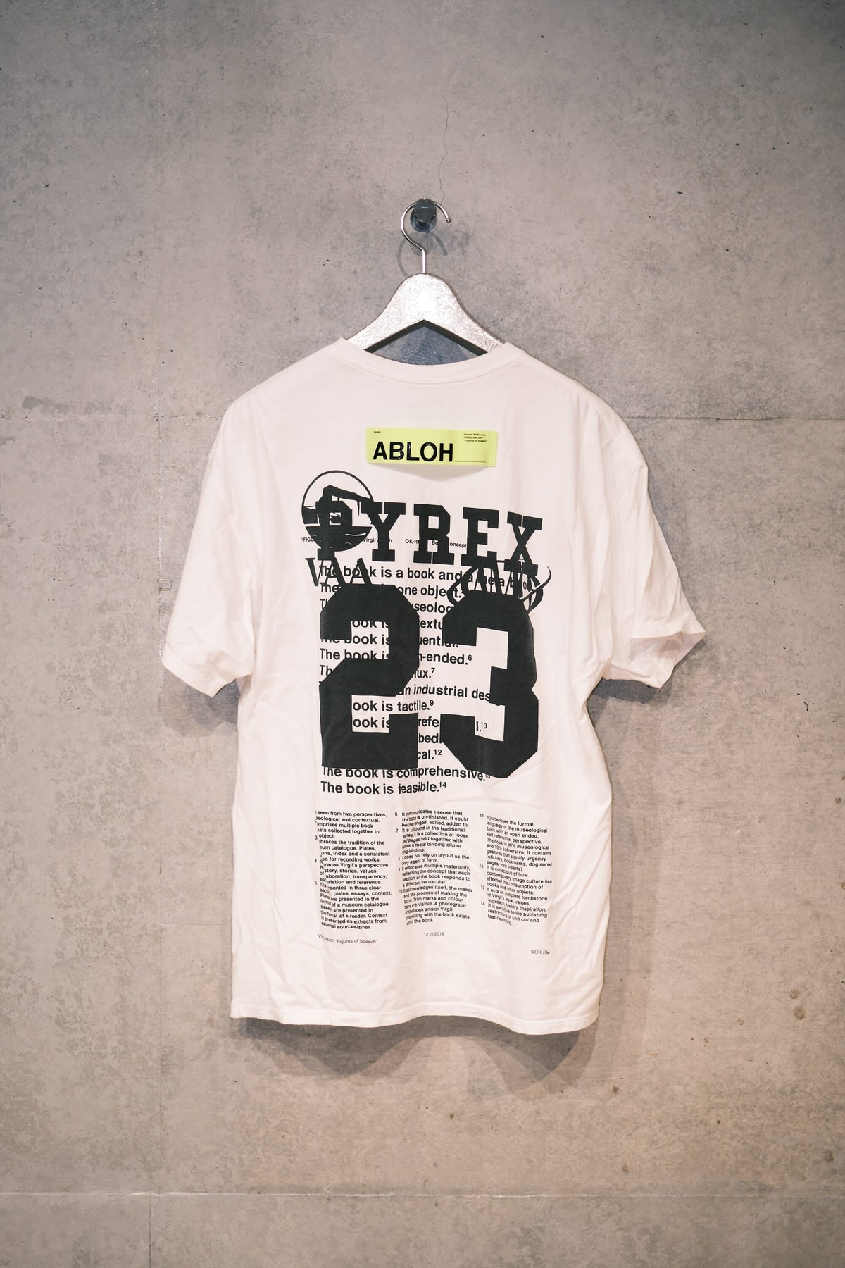 Virgil Abloh Figures of Speech Pyrex 23 Tee - White