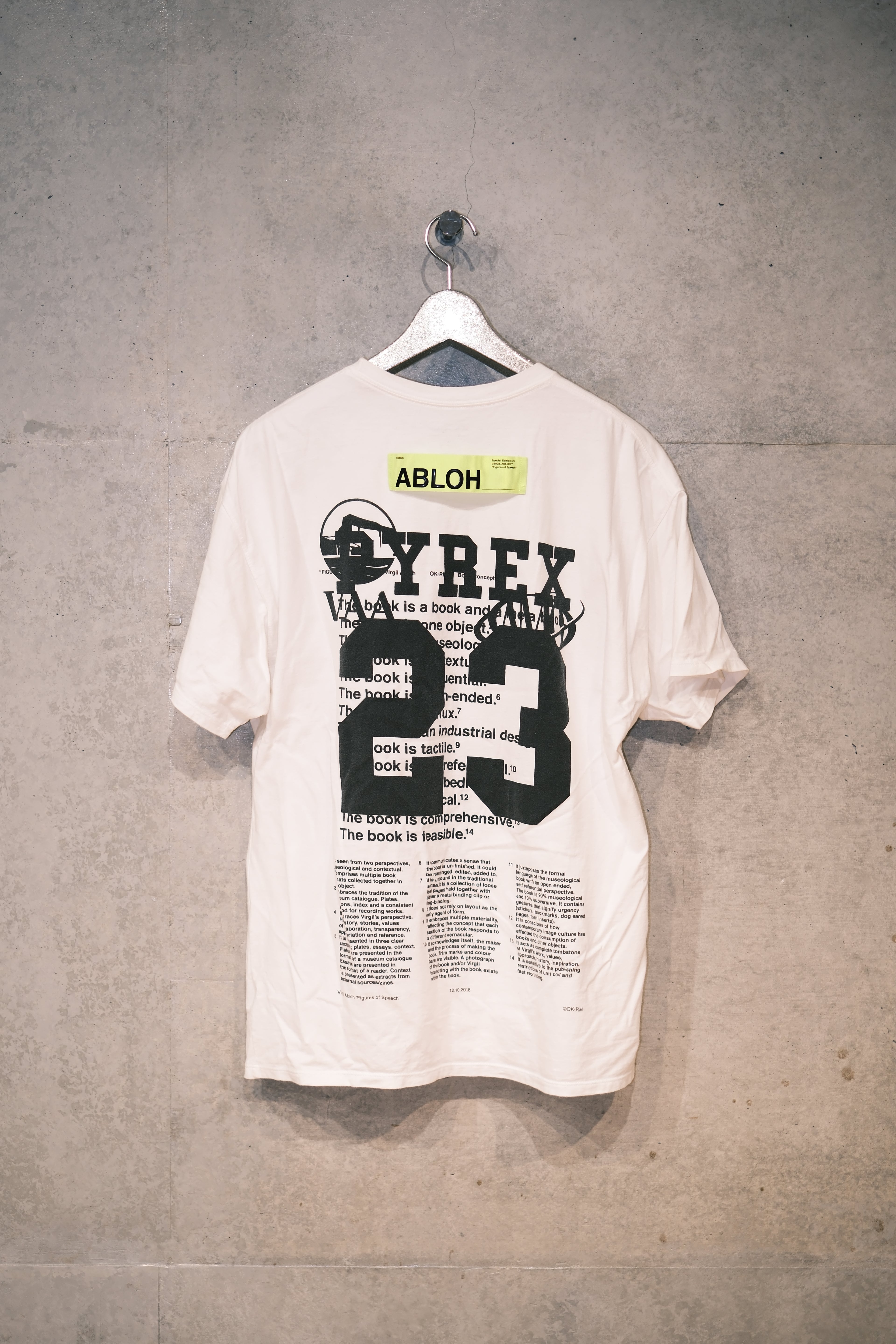 Virgil Abloh Figures of Speech Pyrex 23 Tee - White