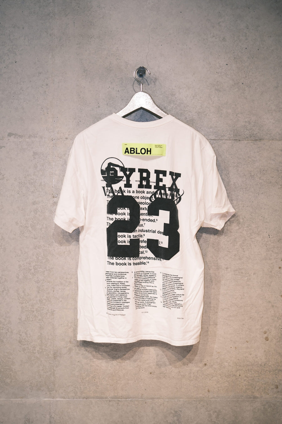 Virgil Abloh Figures of Speech Pyrex 23 Tee - White