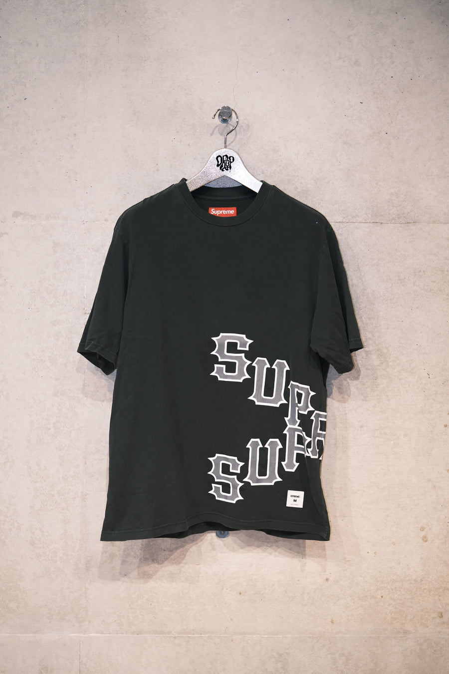 Supreme Gothic Print Tee - Black