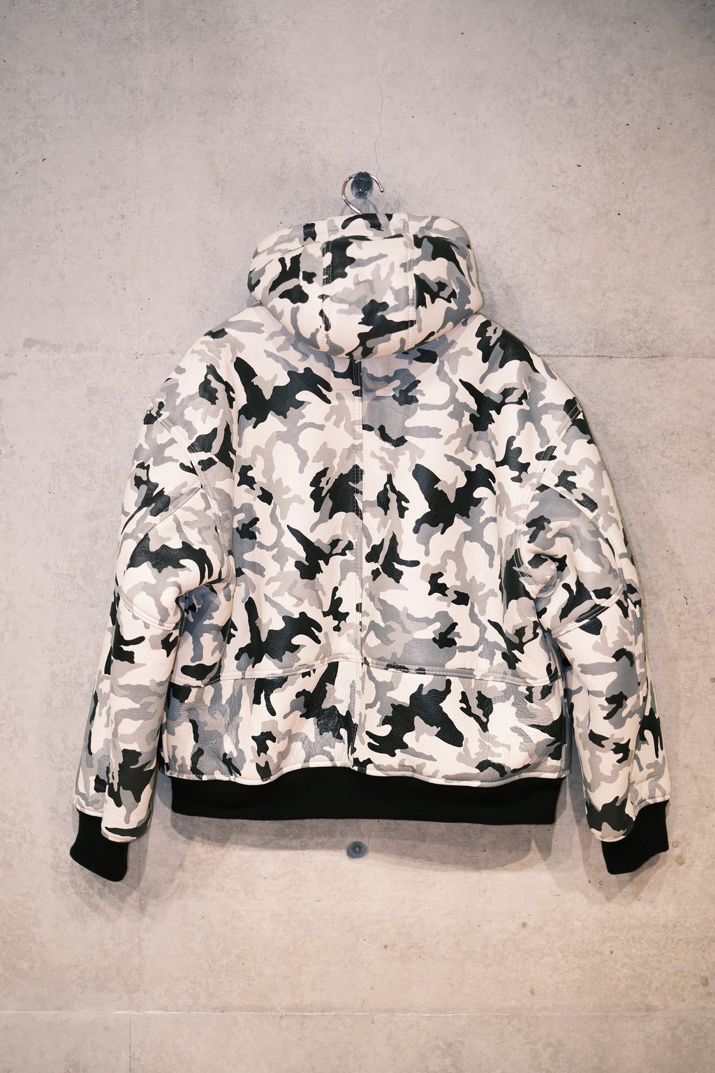 Supreme x Schott Shearing Hooded Work Jacket "Snow Camo"