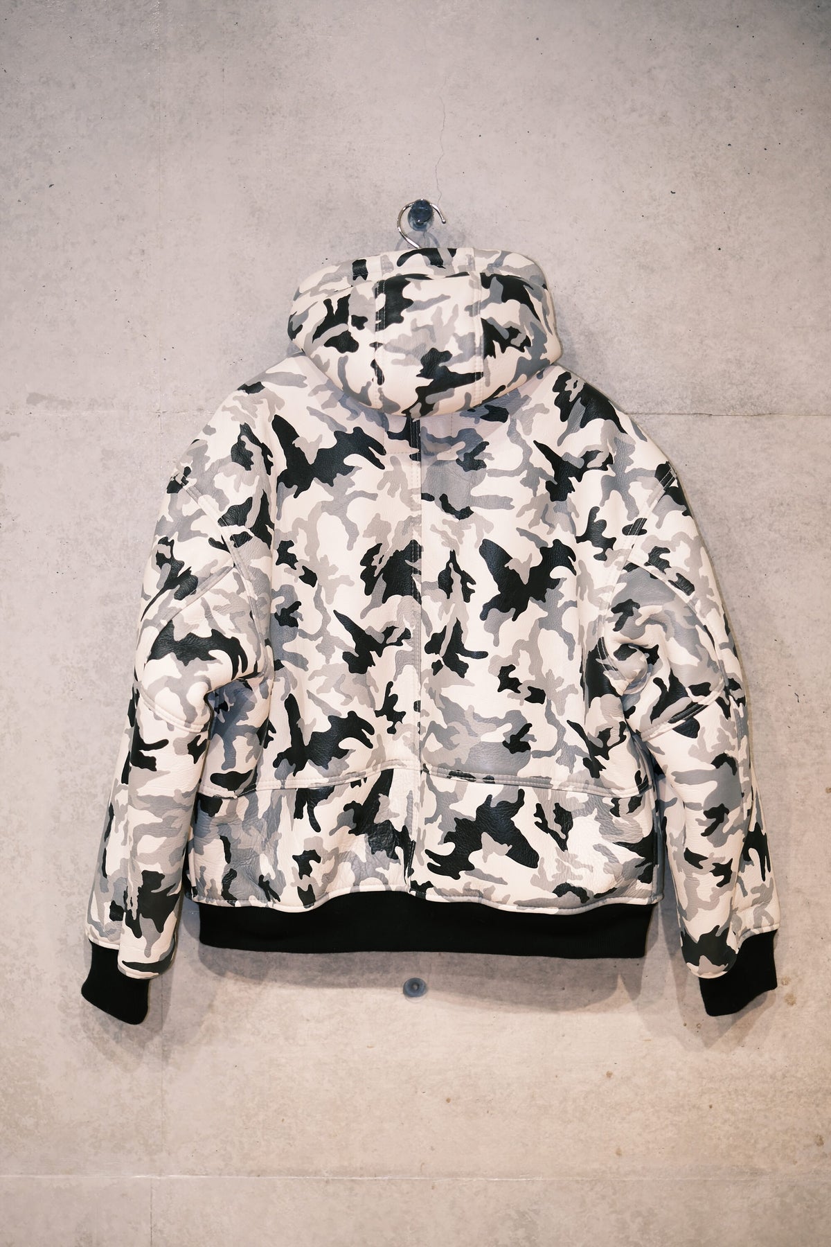 Supreme x Schott Shearing Hooded Work Jacket "Snow Camo"