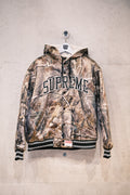 Supreme x Mitchell & Ness Lined Hooded Satin Varsity Jacket "Realtree" AP Camo"