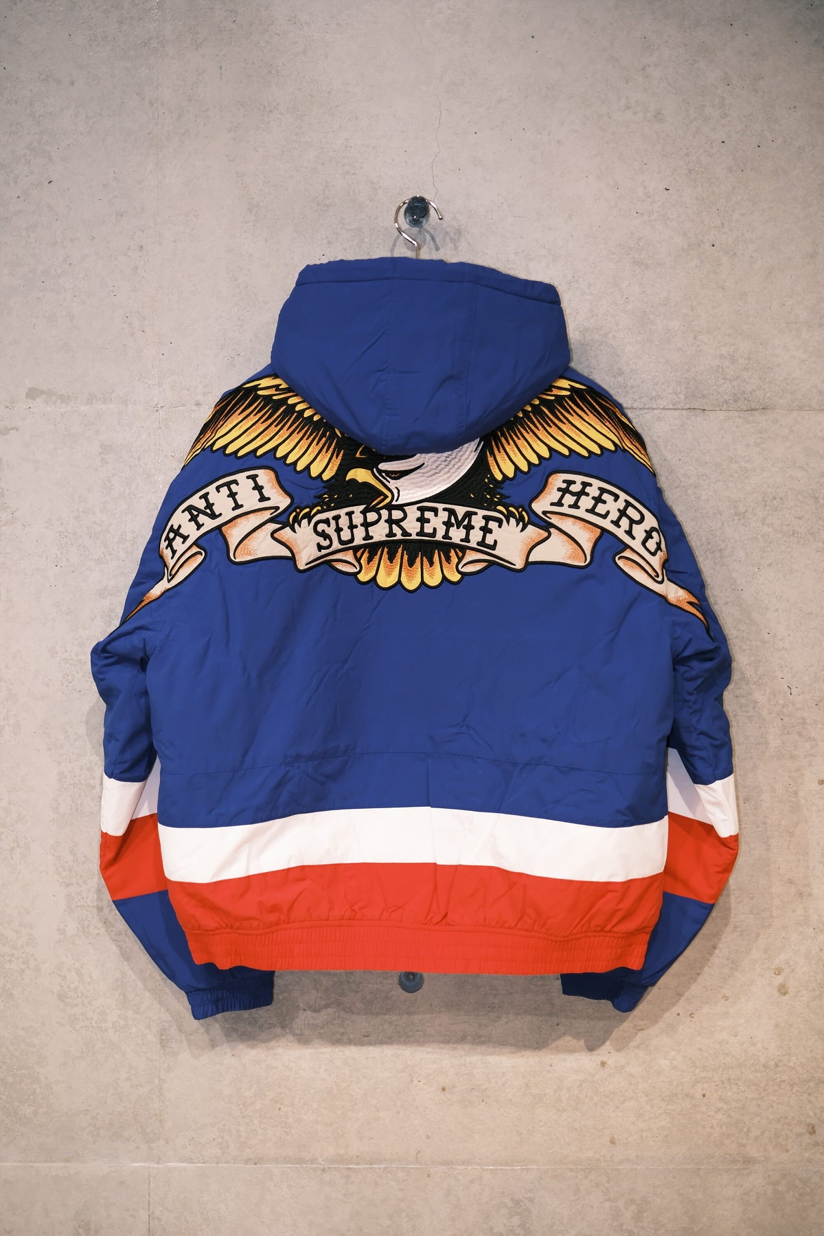 Supreme x ANTIHERO Stadium Jacket "Blue"