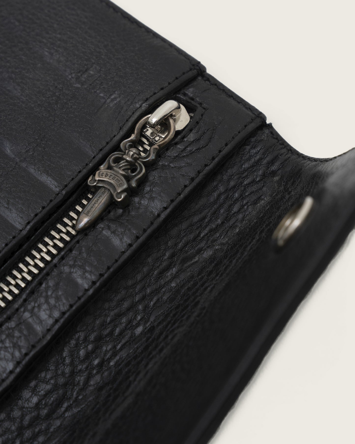 Chrome Hearts Long Wallet Black