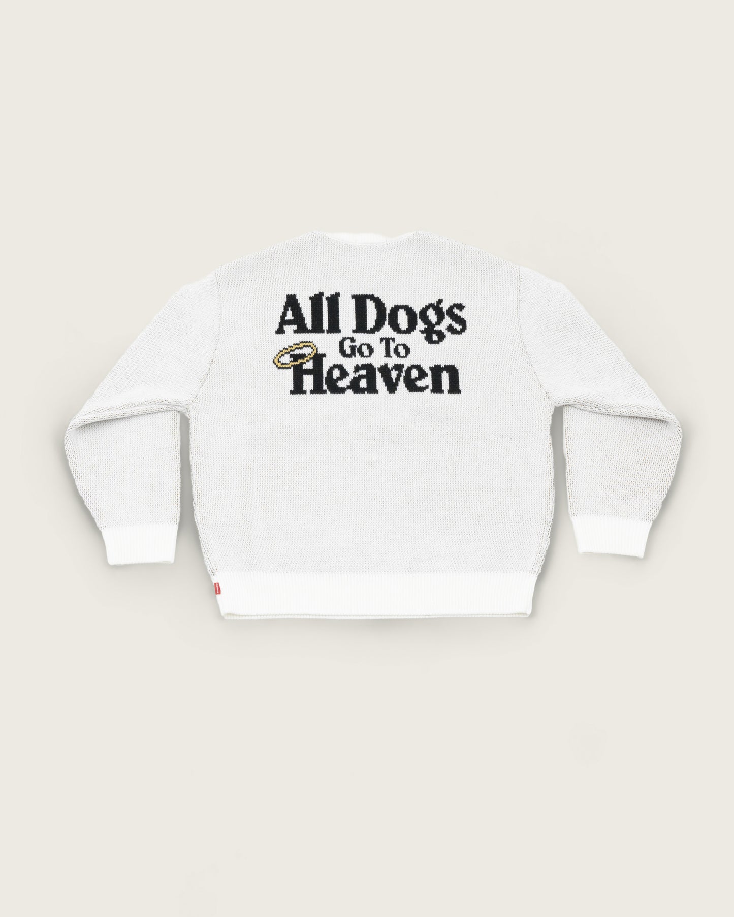Supreme All Dogs Go To Heaven Sweater - White