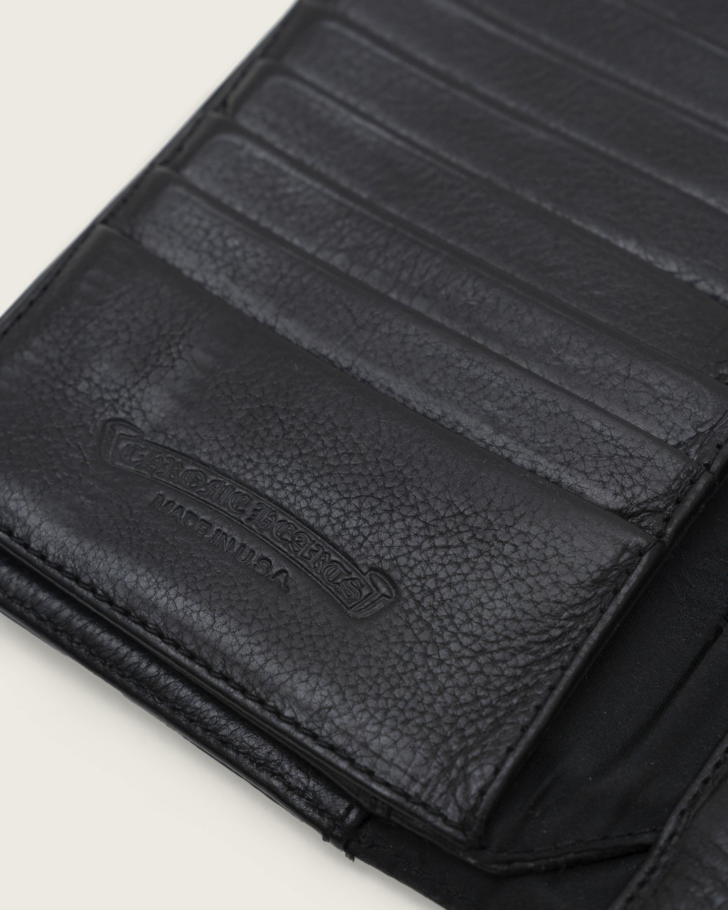 Chrome Hearts Long Wallet Black