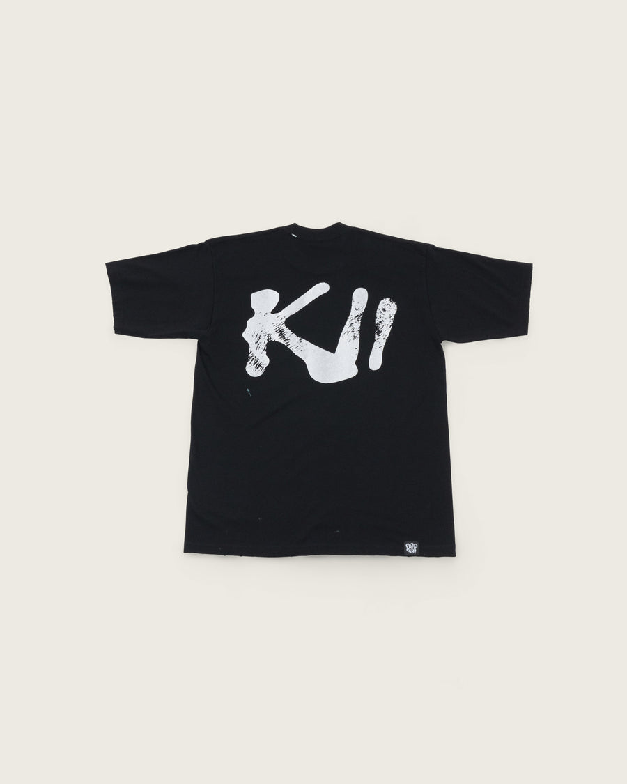 Wolf & Bones Washed Tee / Black