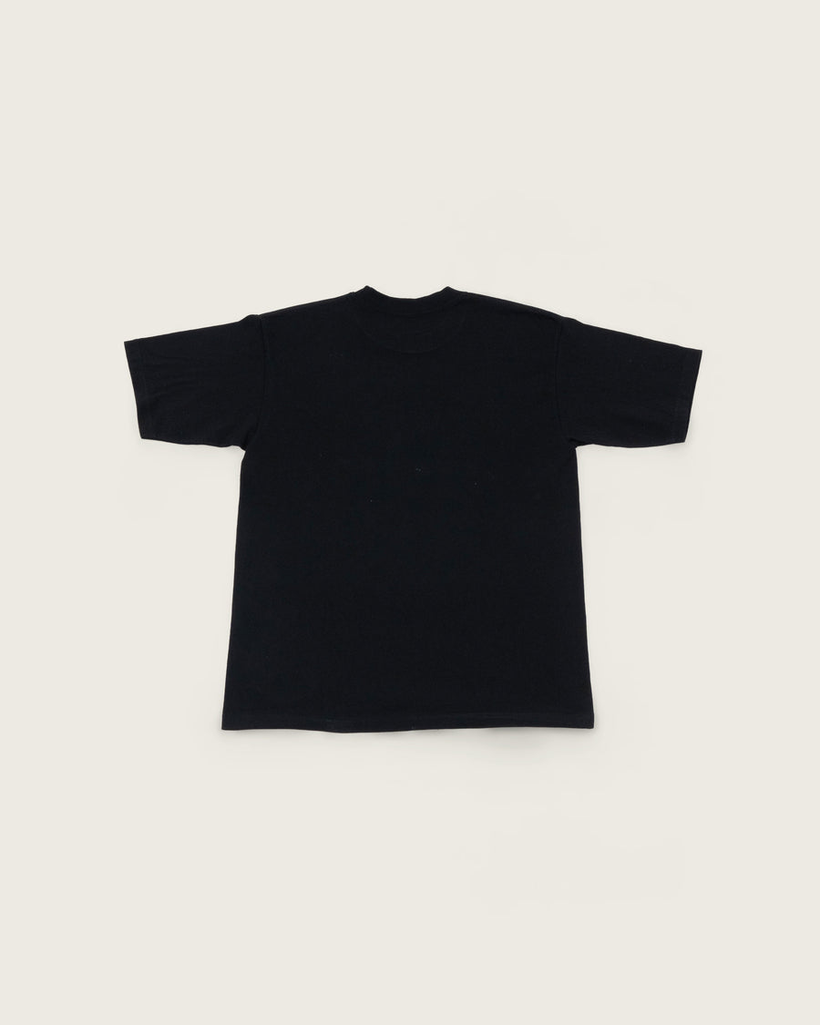 Leopard Print Washed Tee / Black