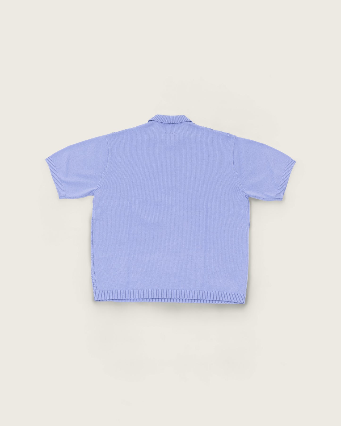 Supreme Cable Knit Half Zip Polo Light Purple
