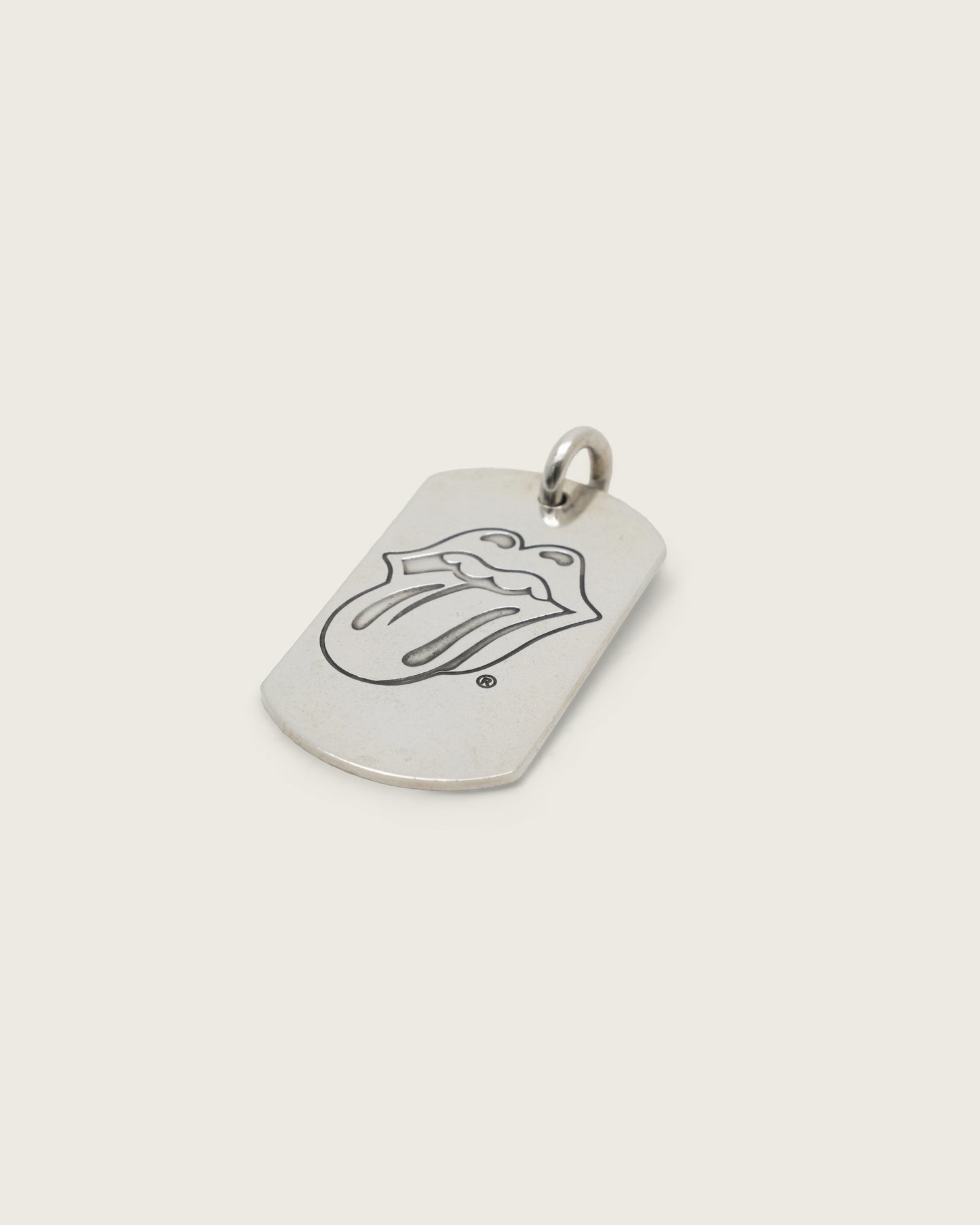 Chrome Hearts × Rolling Stones Dog Tag Pendant
