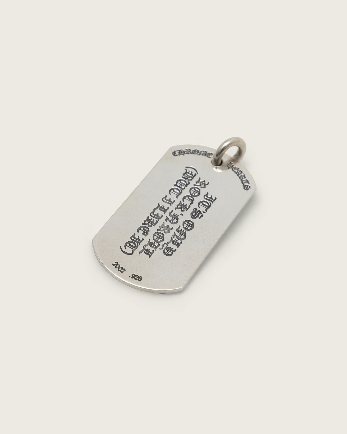 Chrome Hearts × Rolling Stones Dog Tag Pendant