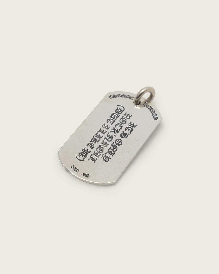 Chrome Hearts × Rolling Stones Dog Tag Pendant
