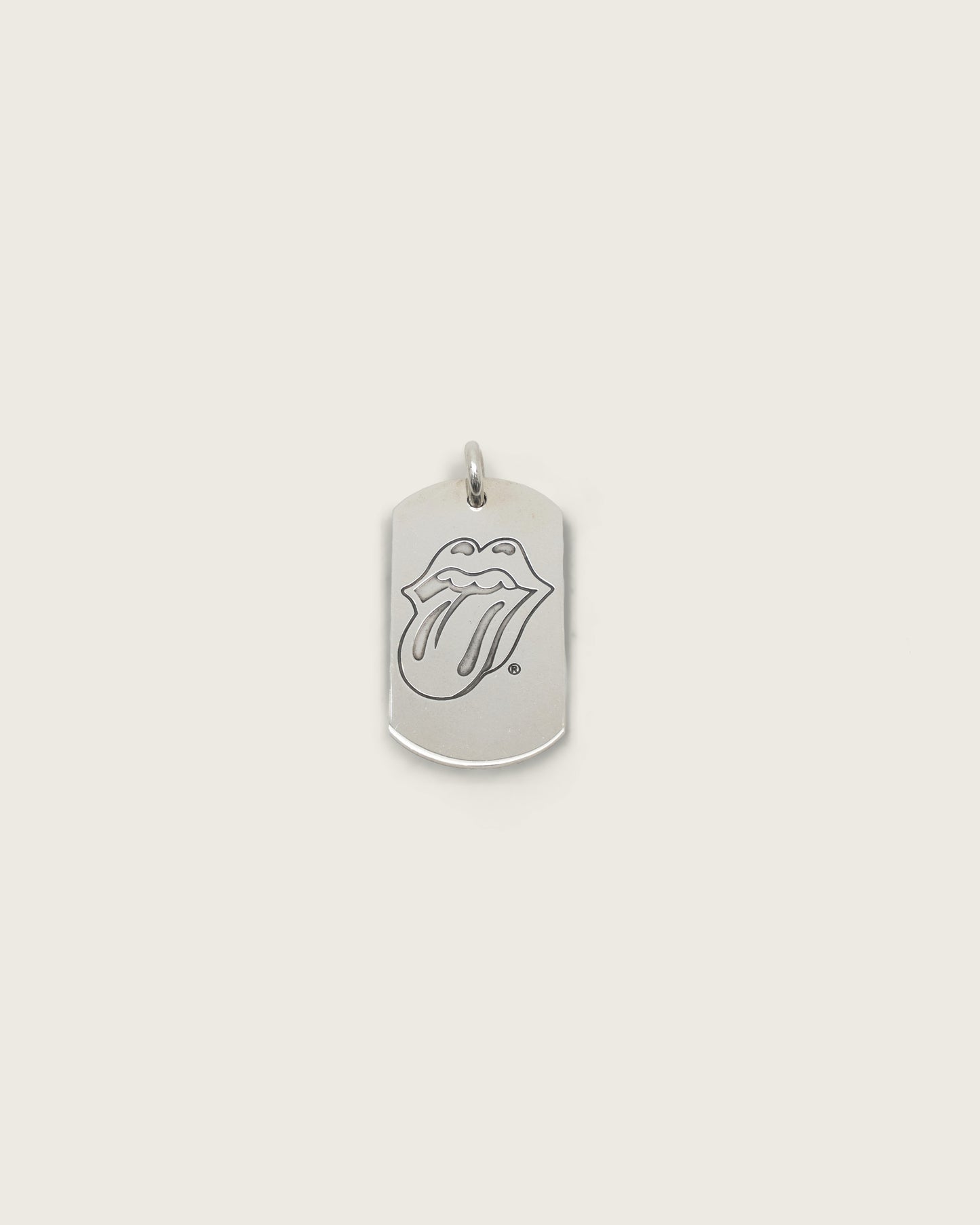 Chrome Hearts × Rolling Stones Dog Tag Pendant
