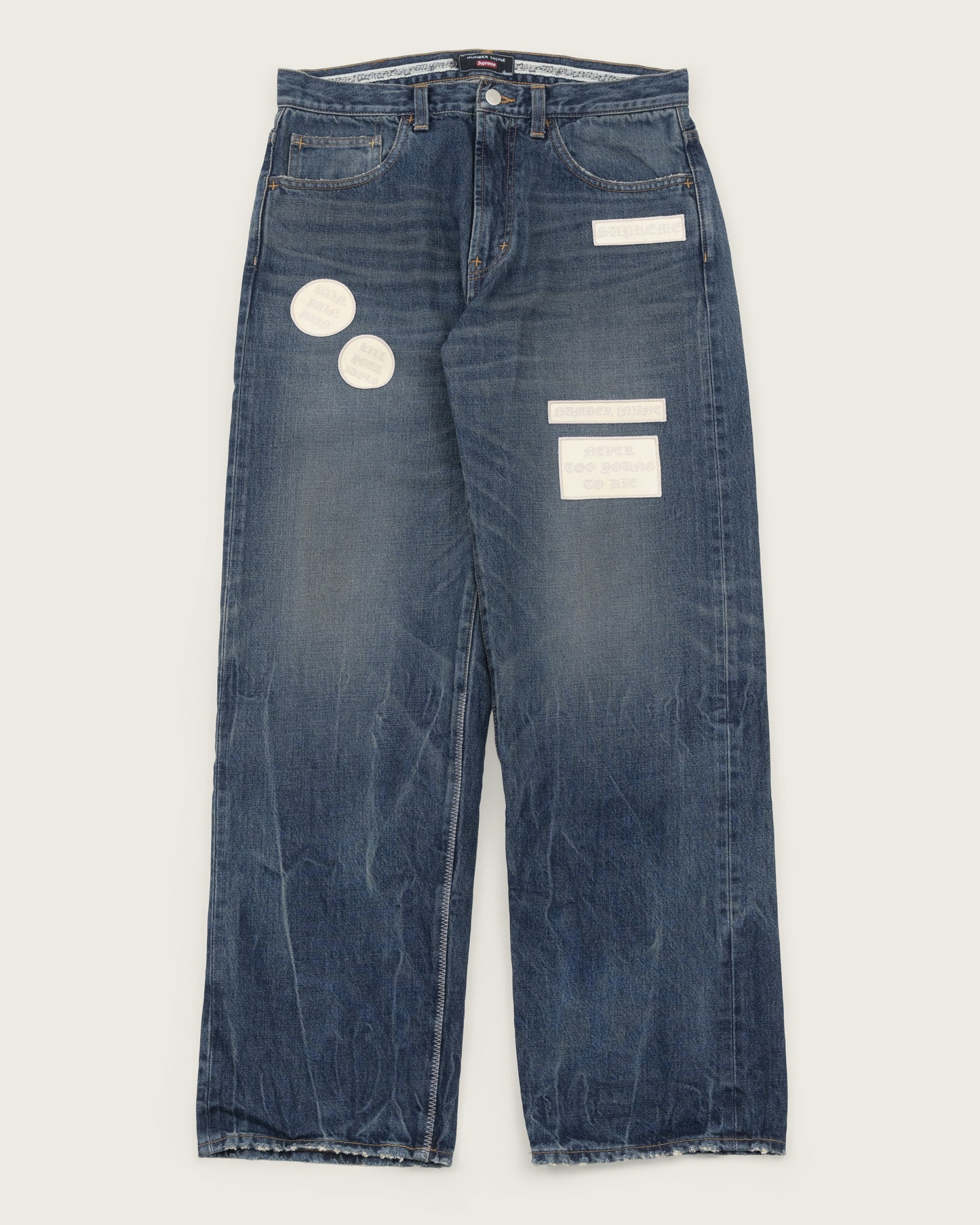 Supreme x Number (N)ine Patch Denim - Indigo