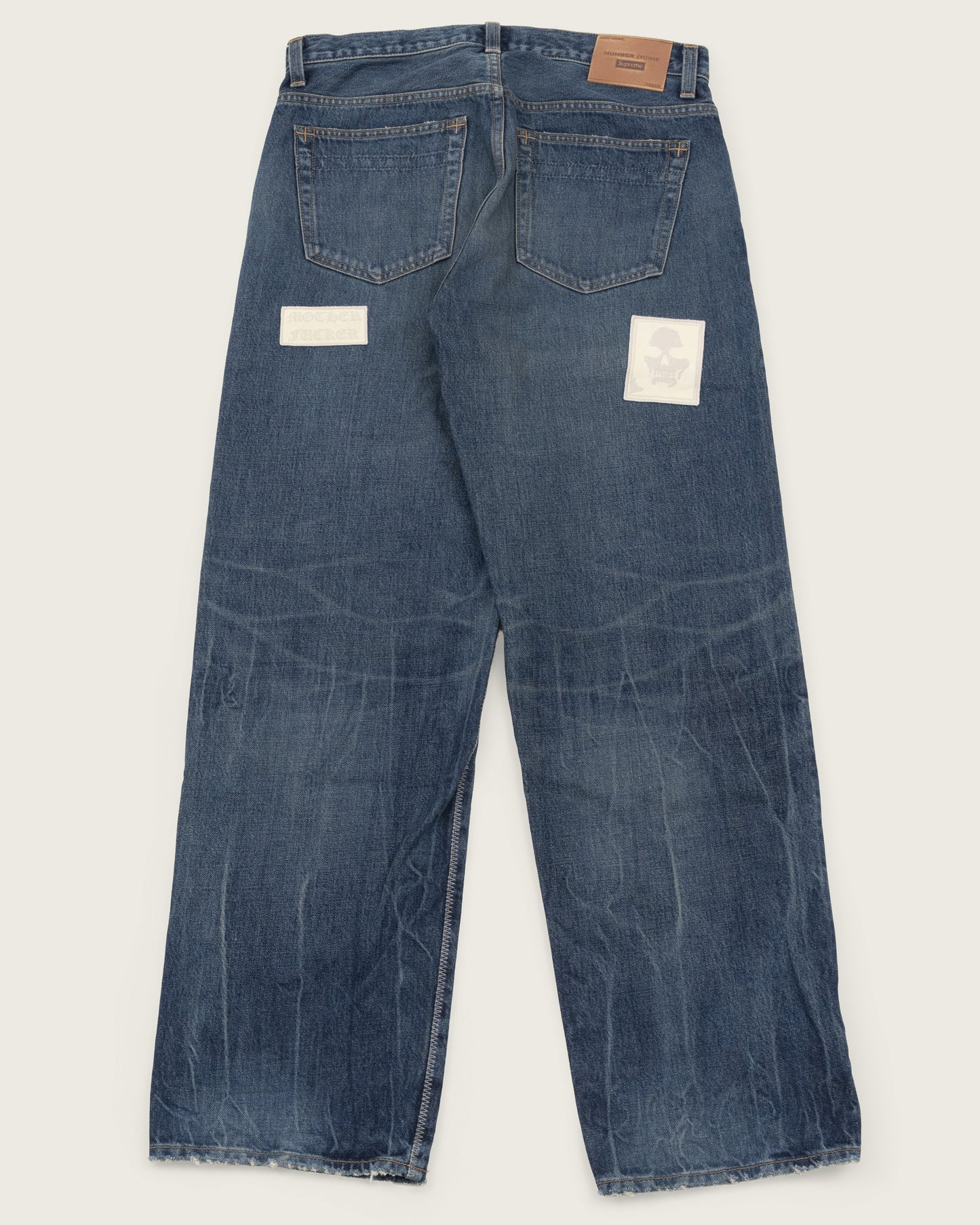 Supreme x Number (N)ine Patch Denim - Indigo