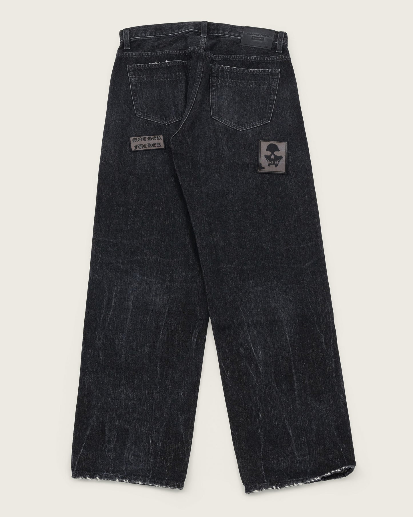 Supreme x Number (N)ine Patch Denim - Black/Grey