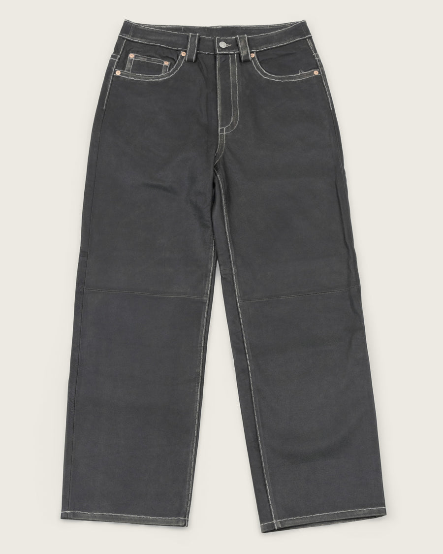 Supreme x True Religion Leather Pants - Grey/Black