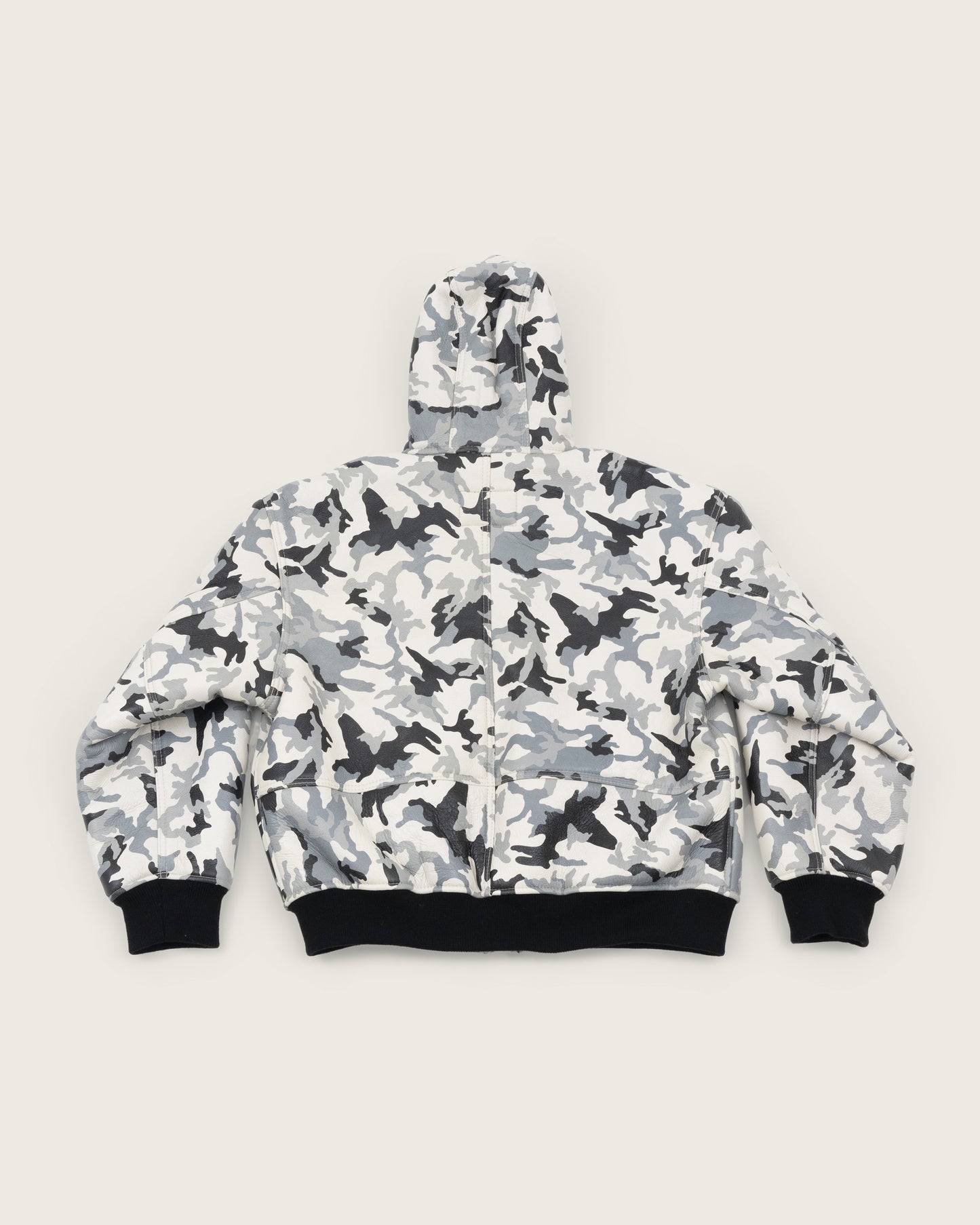 Supreme x Schott Shearing Hooded Work Jacket "Snow Camo"