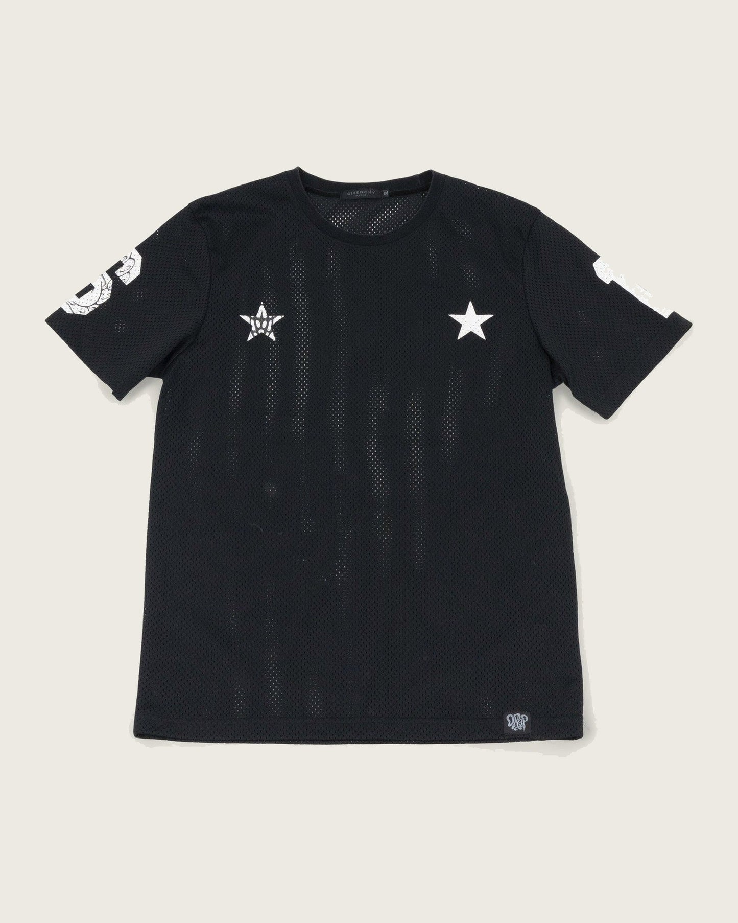 Givenchy スター メッシュTシャツ / ブラック