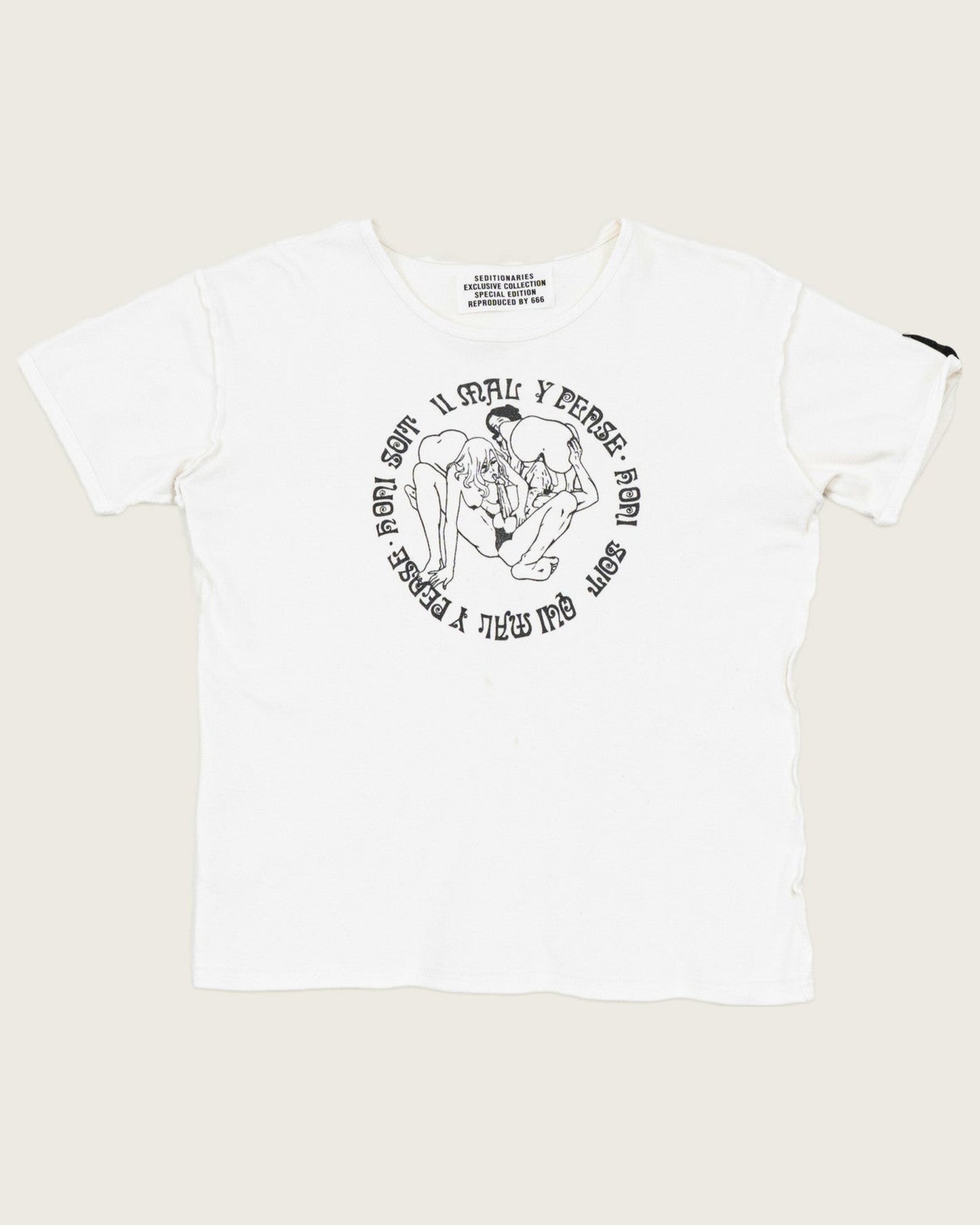 Honi Soit Wrestling Print Tee