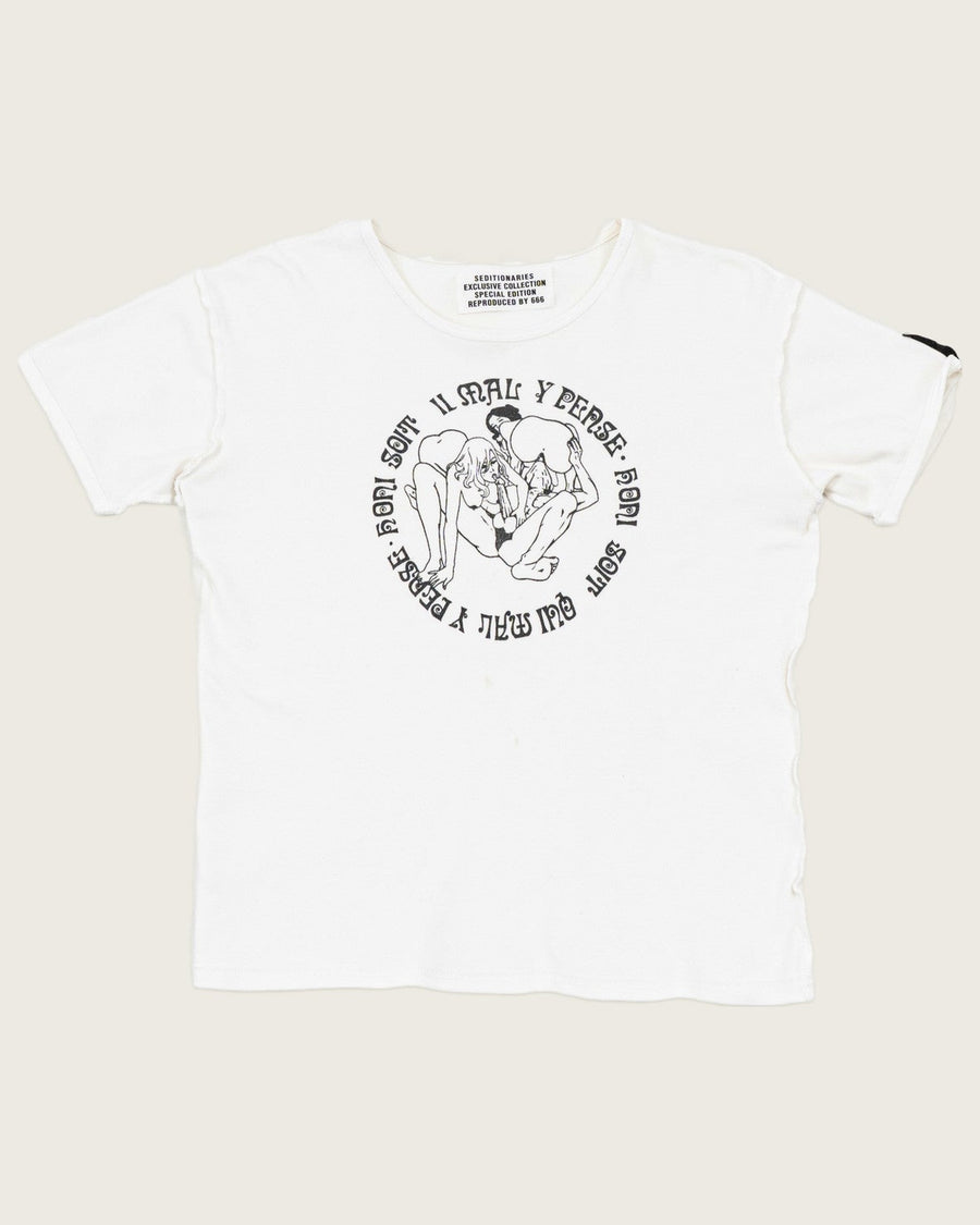 Honi Soit Wrestling Print Tee