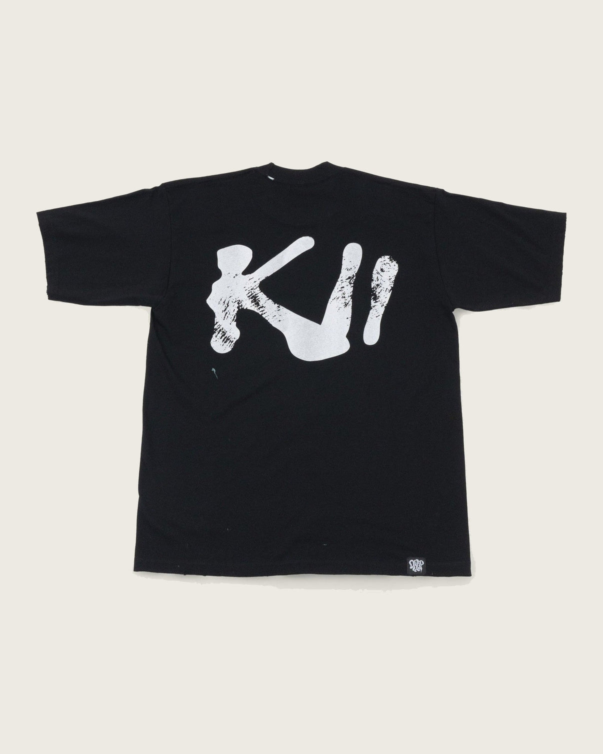 Wolf & Bones Washed Tee / Blac
