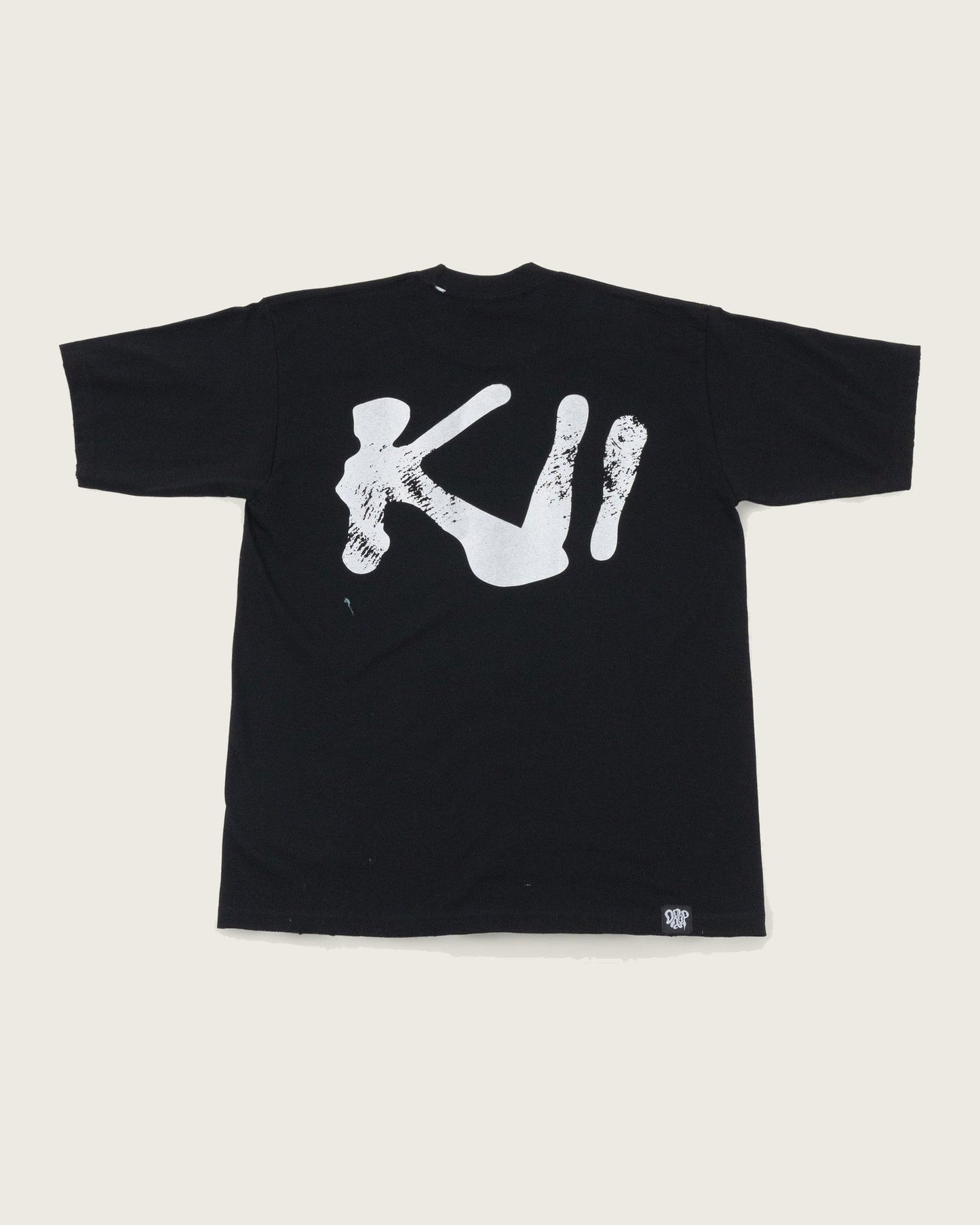 Wolf & Bones Washed Tee / Blac